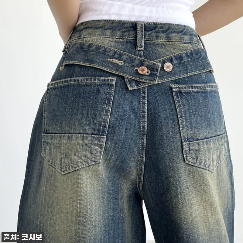 인생 핏 발견! 커브드데님 와이드 청 관련 이미지 7