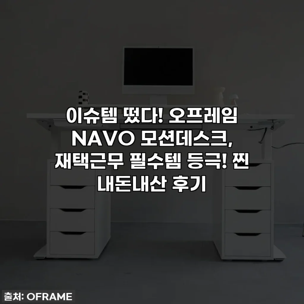 이슈템 떴다! 오프레임 NAVO 모션데스크, 재택근무 필수템 등극! 찐 내돈내산 후기