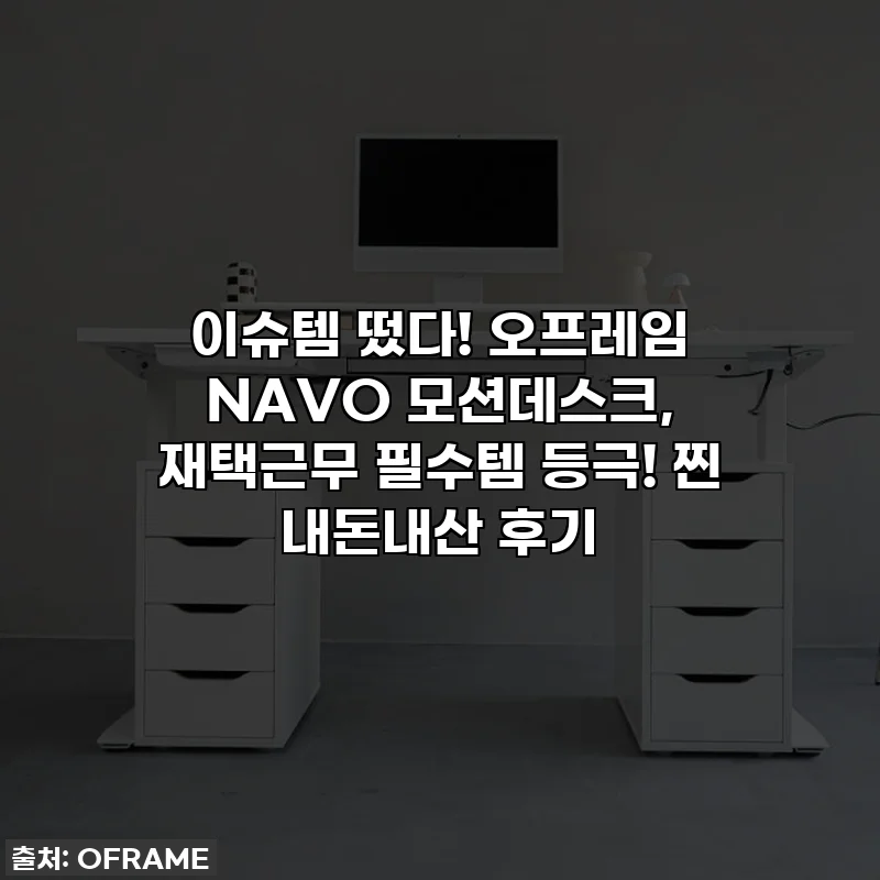 이슈템 떴다! 오프레임 NAVO 모션데스크, 재택근무 필수템 등극! 찐 내돈내산 후기
