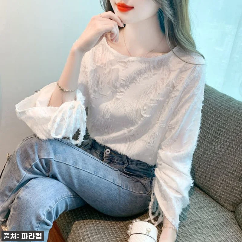 인생 블라우스 등극! 품절 대란 '화 관련 이미지 4