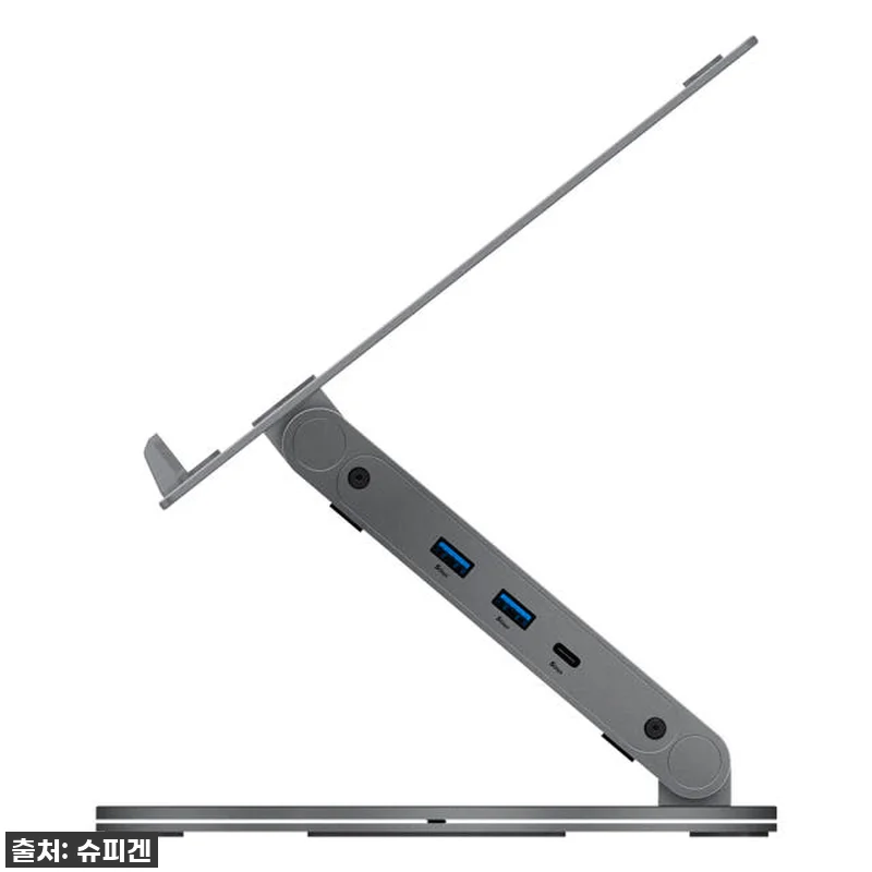 노트북 거치대 6in1 USB 허브형 관련 이미지 3