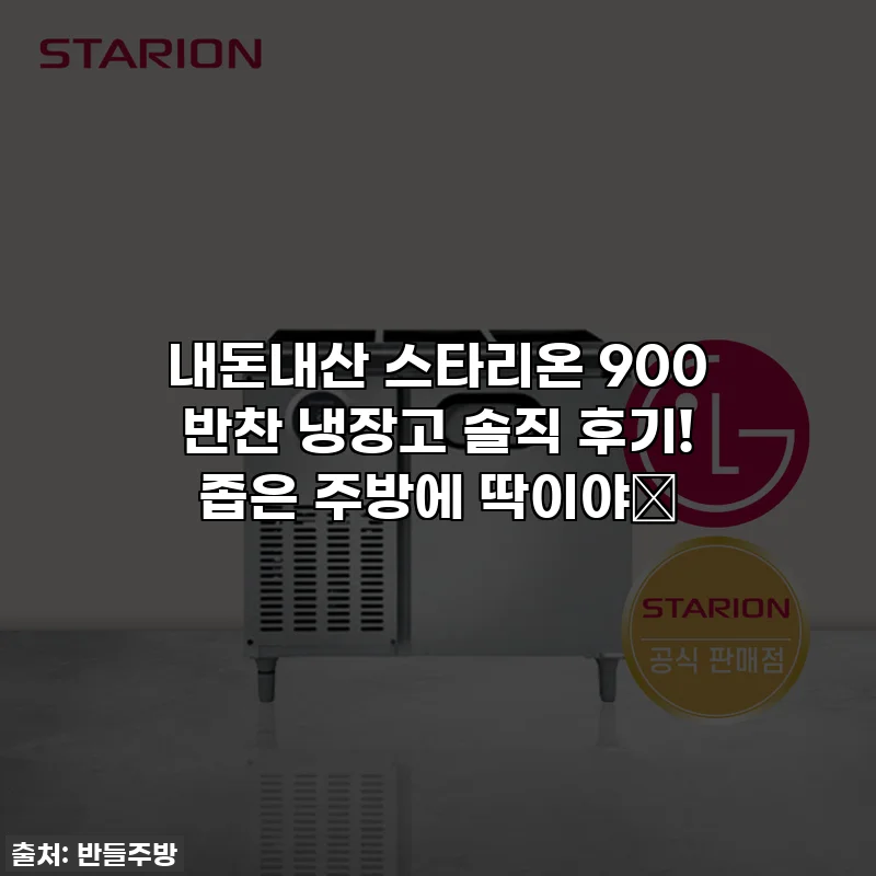 내돈내산 스타리온 900 반찬 냉장고 솔직 후기! 좁은 주방에 딱이야👍