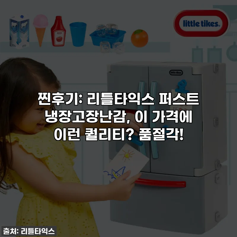 찐후기: 리틀타익스 퍼스트 냉장고장난감, 이 가격에 이런 퀄리티? 품절각!