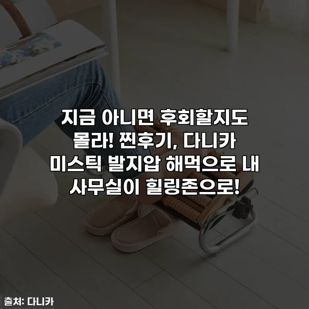 지금 아니면 후회할지도 몰라! 찐후기, 다니카 미스틱 발지압 해먹으로 내 사무실이 힐링존으로!