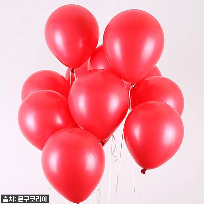 레드 풍선 100개 찐후기! 🎈 파티 관련 이미지 1