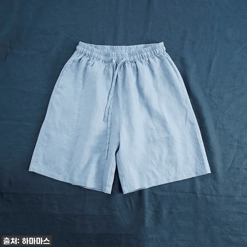 하마마스 여름 밴딩 린넨반바지 66 관련 이미지 3