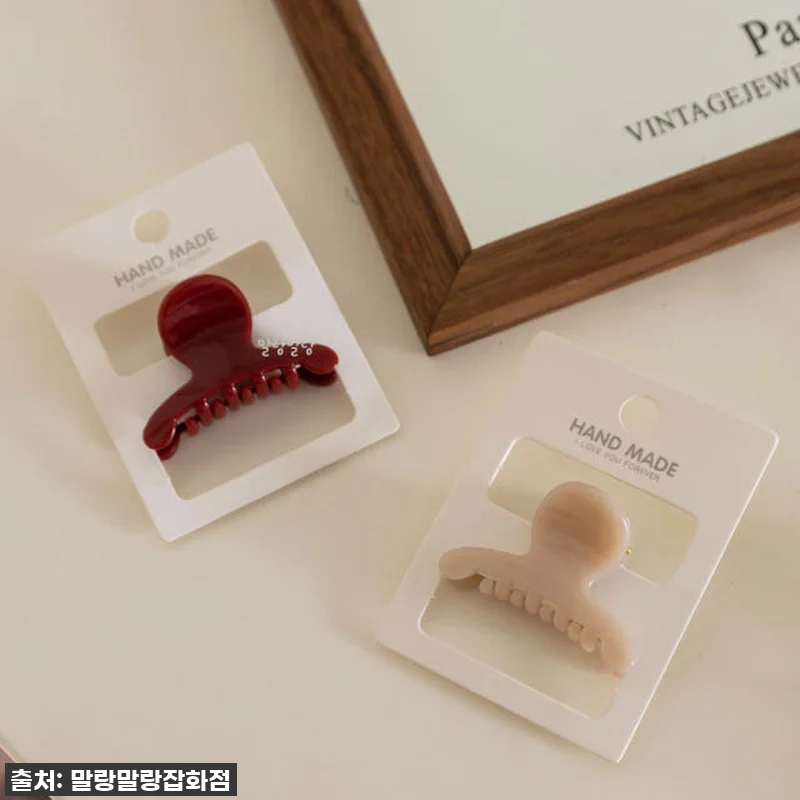 심플한 미니집게핀 옆머리삔 포인트 머 관련 이미지 3