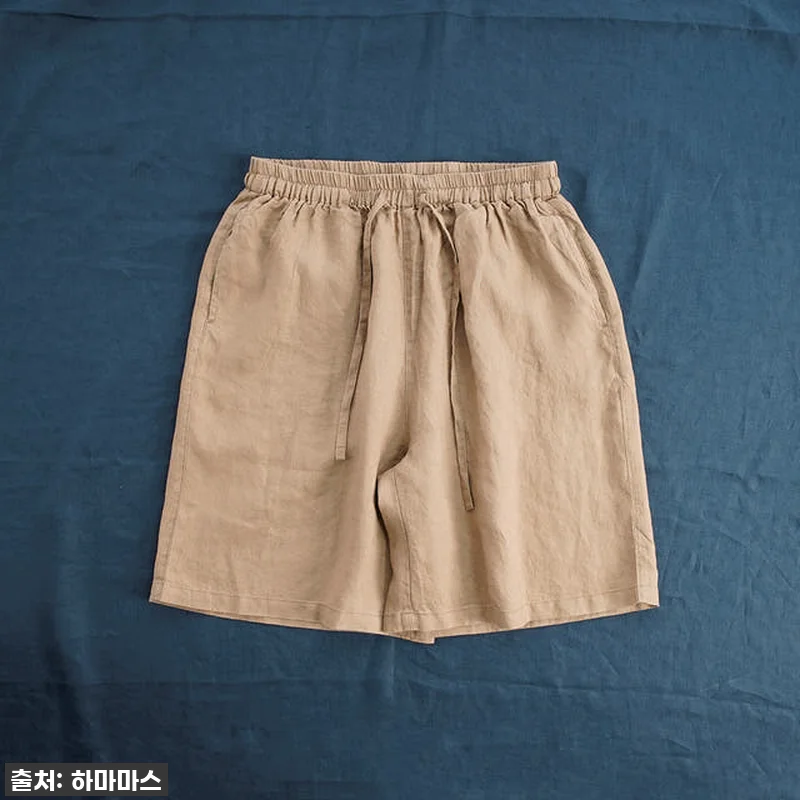 하마마스 여름 밴딩 린넨반바지 66 관련 이미지 5