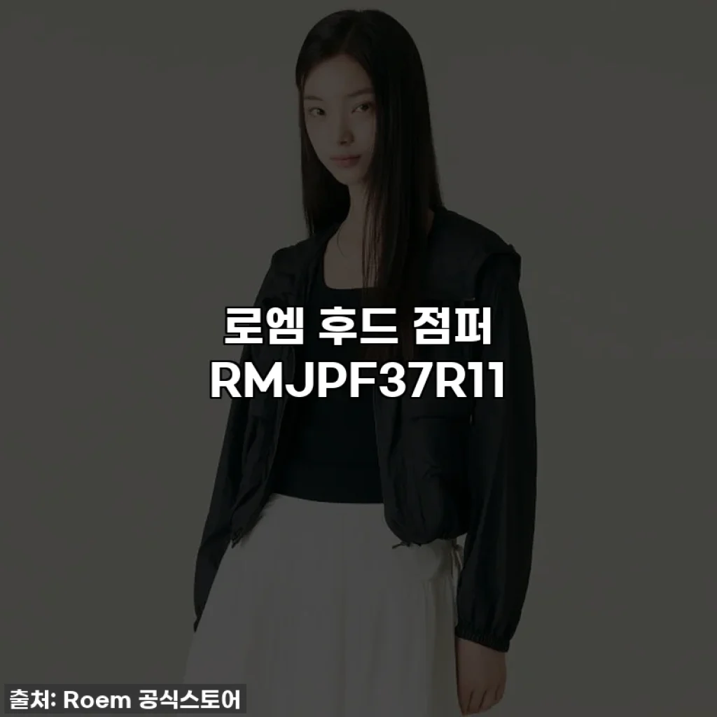 로엠 후드 점퍼 RMJPF37R11