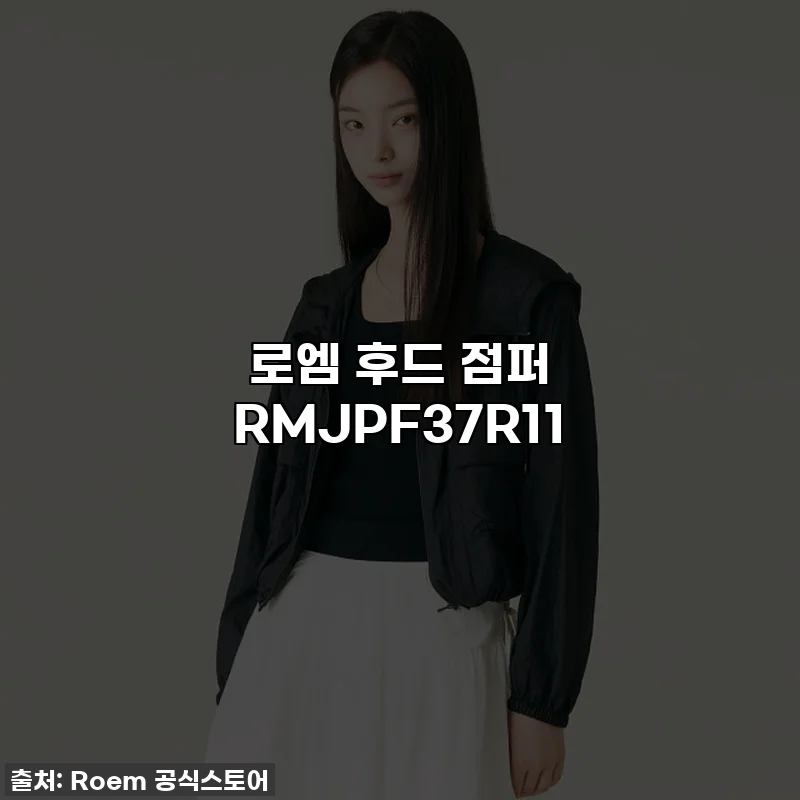 로엠 후드 점퍼 RMJPF37R11