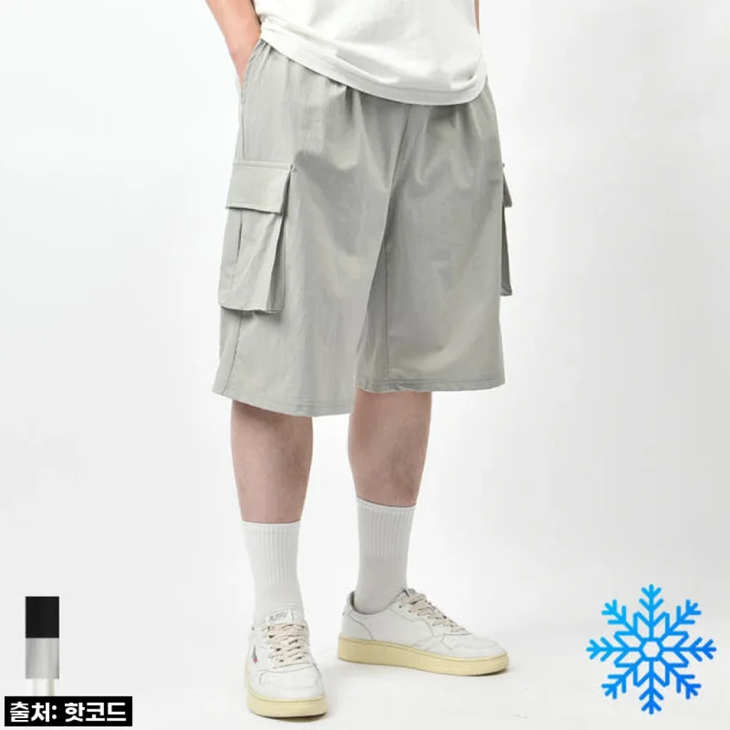 찐후기! 올여름 인생 바지 찾았다? 남자 버뮤다 카고 쿨 냉감 밴딩 6부 반바지 솔직 후기!