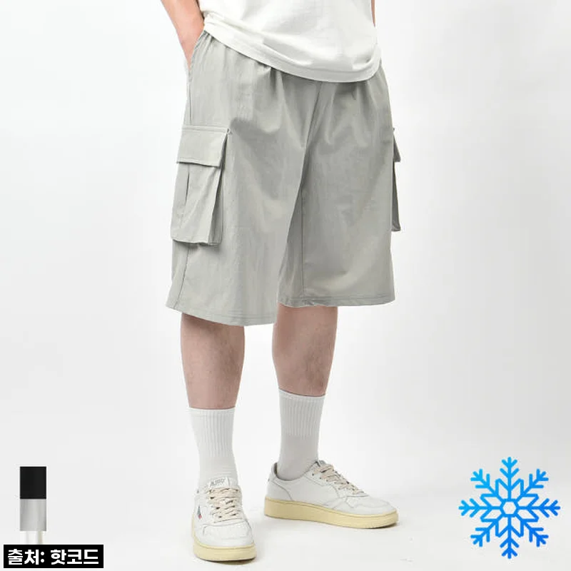 찐후기! 올여름 인생 바지 찾았다? 남자 버뮤다 카고 쿨 냉감 밴딩 6부 반바지 솔직 후기!