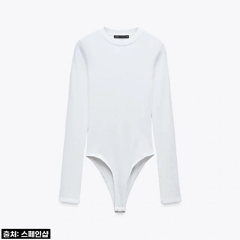 찐후기! 자라 코튼 모달 바디수트, 이거 하나면 코디 끝! (3641/838 WHITE)