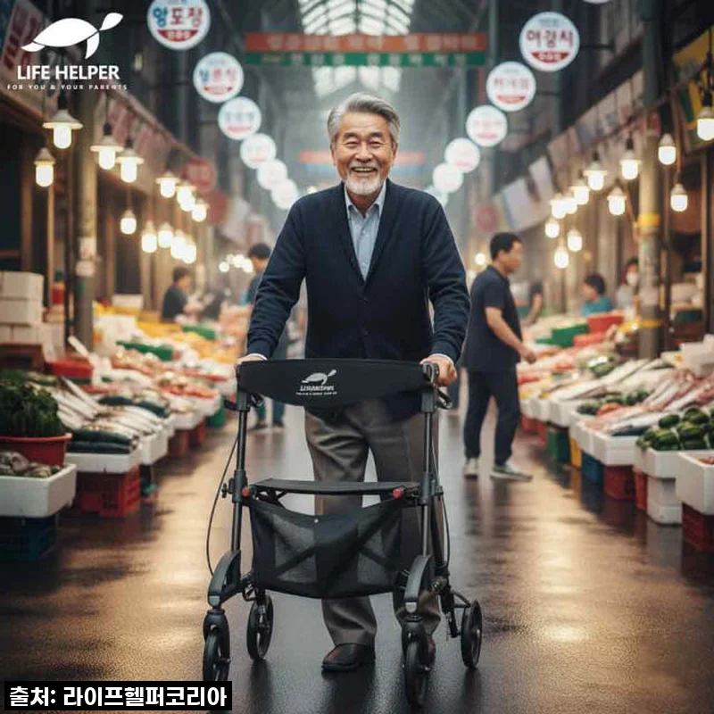이 가격 실화?! 엄마의 잃어버린 자신감을 찾아준 '라이프헬퍼 R5 보행보조기' 찐 사용 후기!