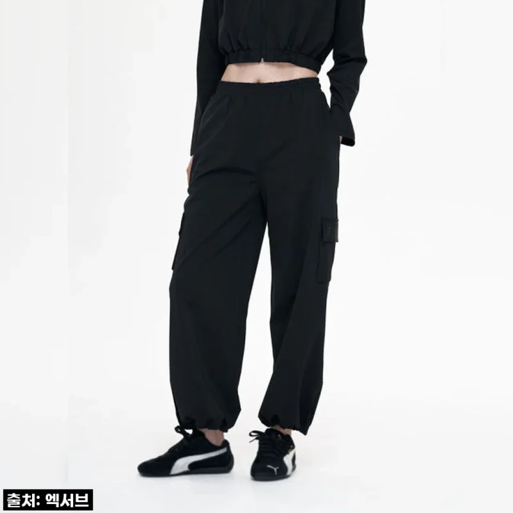 엑서브 여성 플로우 조거팬츠