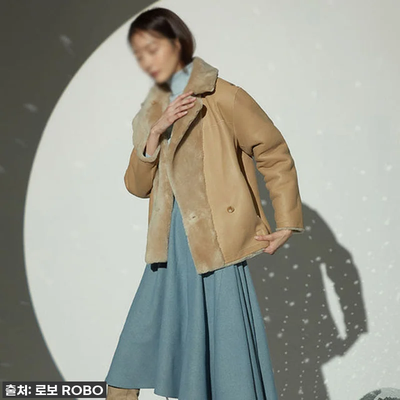 로보 스페인 무스탕 리버시블 더블 버 관련 이미지 1