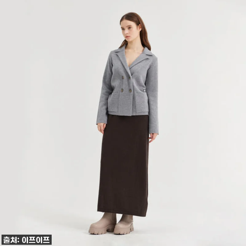 크램38 일레아나 브라운 니트 스커트 관련 이미지 1