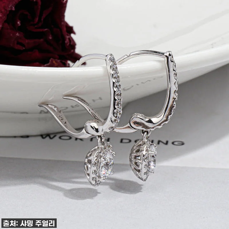 3부 5부 다이아 귀걸이 천연 GIA 라운드 스퀘어, 결혼 기념일 선물로 딱! 17 3부 5부 다이아 귀걸이 천연 GIA 관련 이미지 7