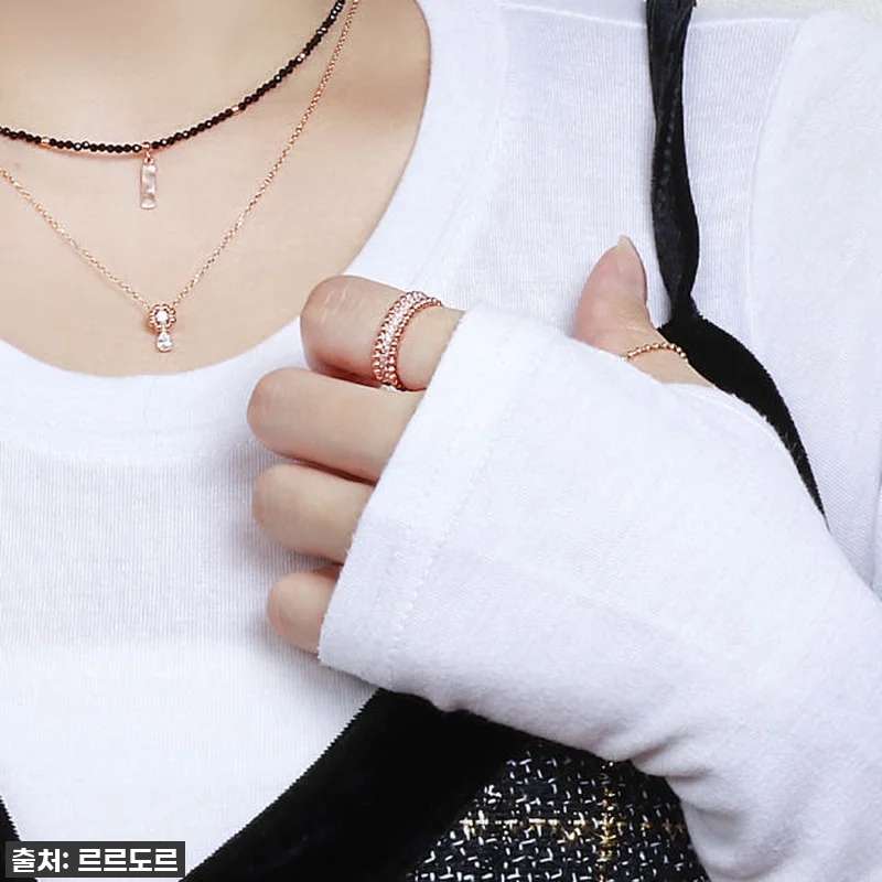 14K 18K 두줄 볼 큐빅 볼드 이 관련 이미지 7