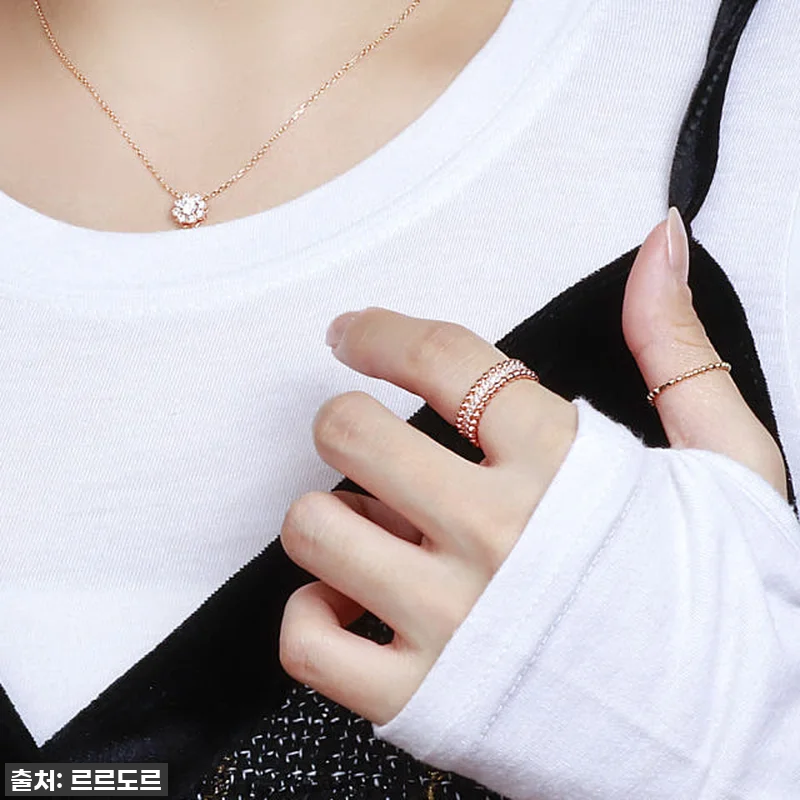 14K 18K 두줄 볼 큐빅 볼드 이 관련 이미지 8