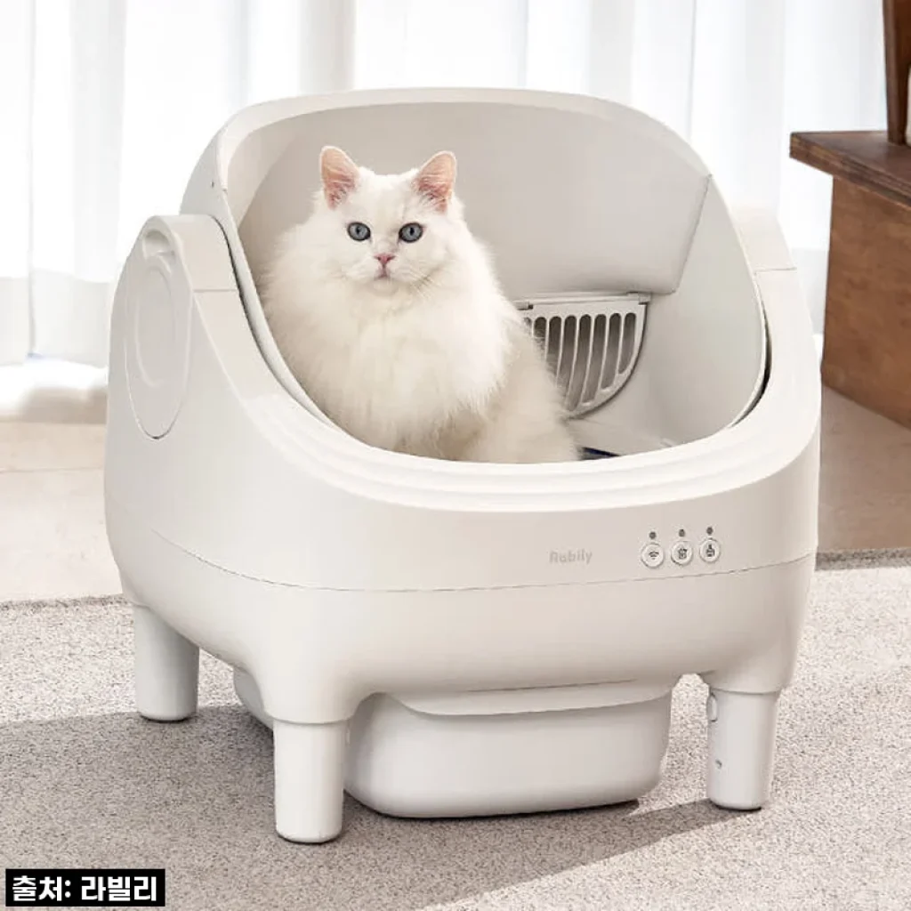 우리 냥이도 행복, 집사도 행복! 라빌리 오픈형 고양이 자동 화장실 솔직 사용후기