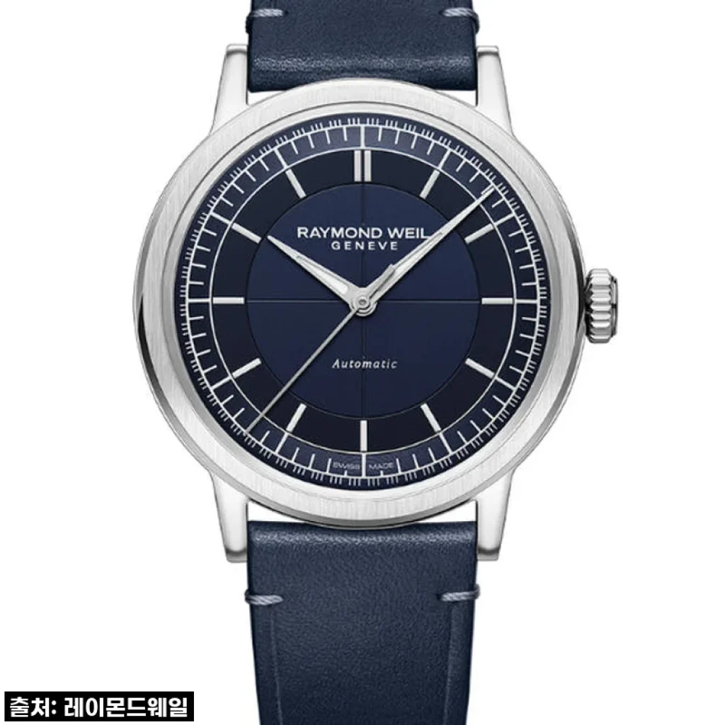 밀레짐 블루 다이얼 가죽 39mm 시계, 착용 후 솔직 리뷰! 일상에 스며든 품격
