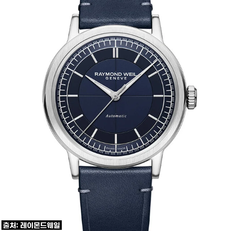 밀레짐 블루 다이얼 가죽 39mm 시계, 착용 후 솔직 리뷰! 일상에 스며든 품격