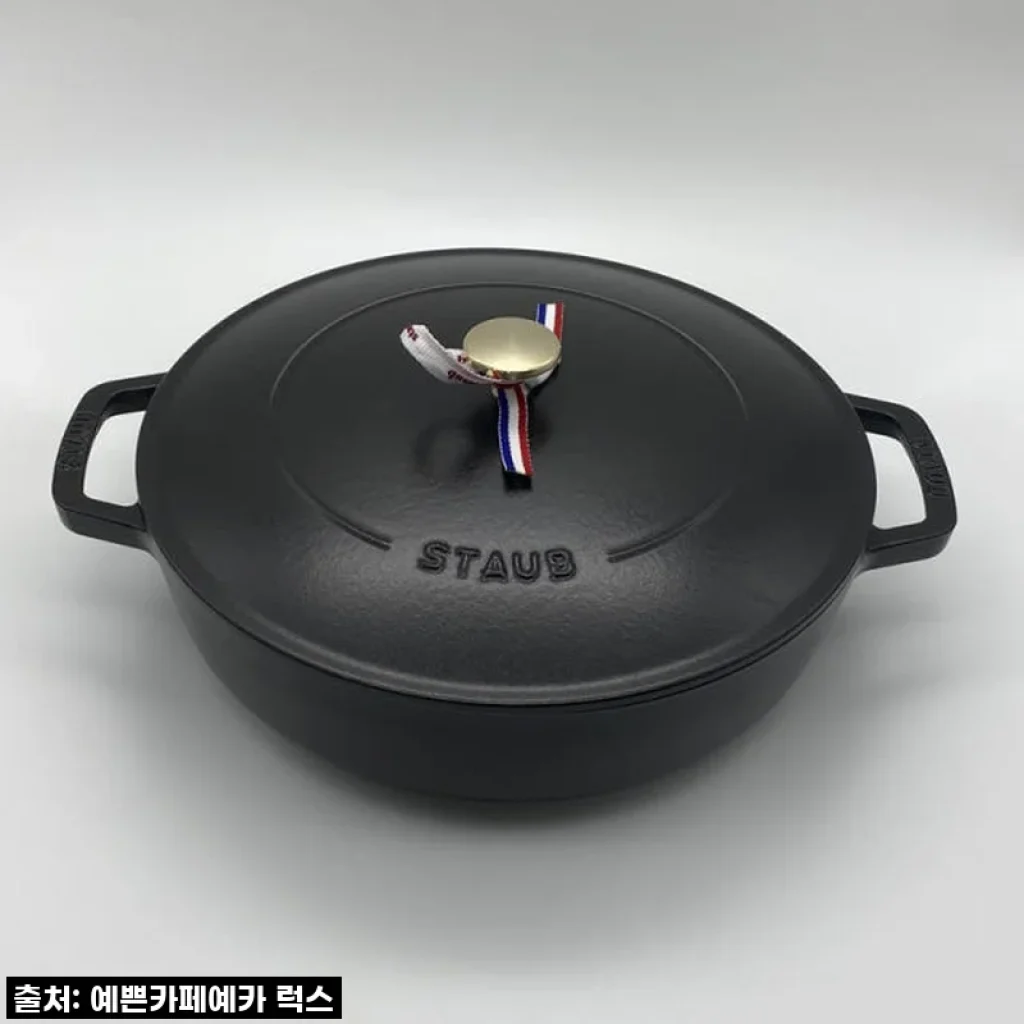 스타우브 B품 시스테라 전골냄비 28cm, 블랙: 인생 전골냄비 영접 후기
