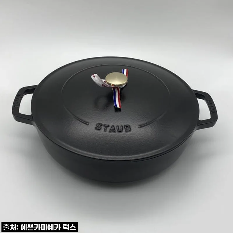 스타우브 B품 시스테라 전골냄비 28cm, 블랙: 인생 전골냄비 영접 후기