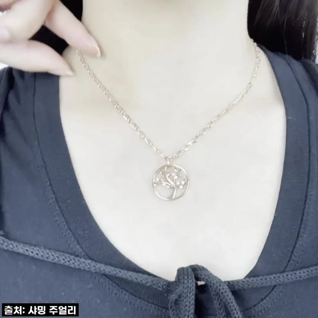 14K 소원 나무 로렐 월계수 목걸이, 특별한 날을 위한 나만의 행운템! ✨