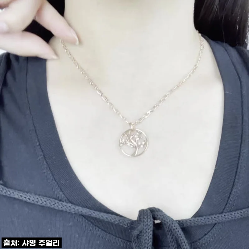 14K 소원 나무 로렐 월계수 목걸이, 특별한 날을 위한 나만의 행운템! ✨