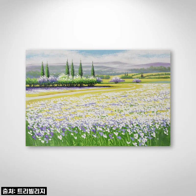 [Gallery Edition] 풍경액자 벽장식 모란꽃 행운 풍수 그림 사용후기
