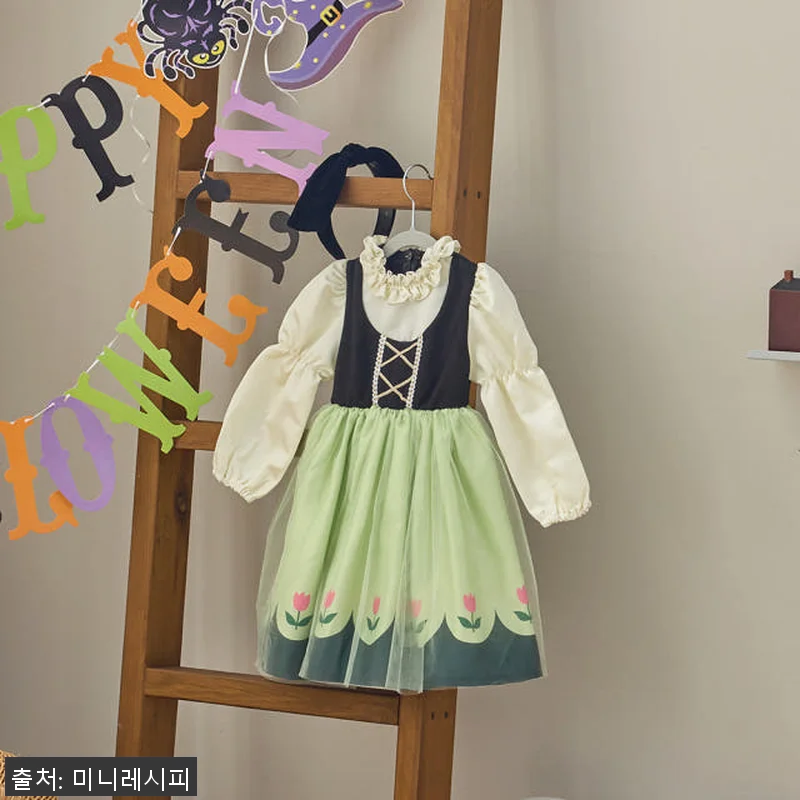 미니레시피 안나 원피스 그린 드레스 관련 이미지 1