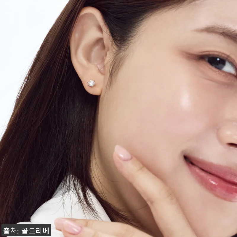 랩다이아몬드 침귀걸이 6프롱 3부 5 관련 이미지 1