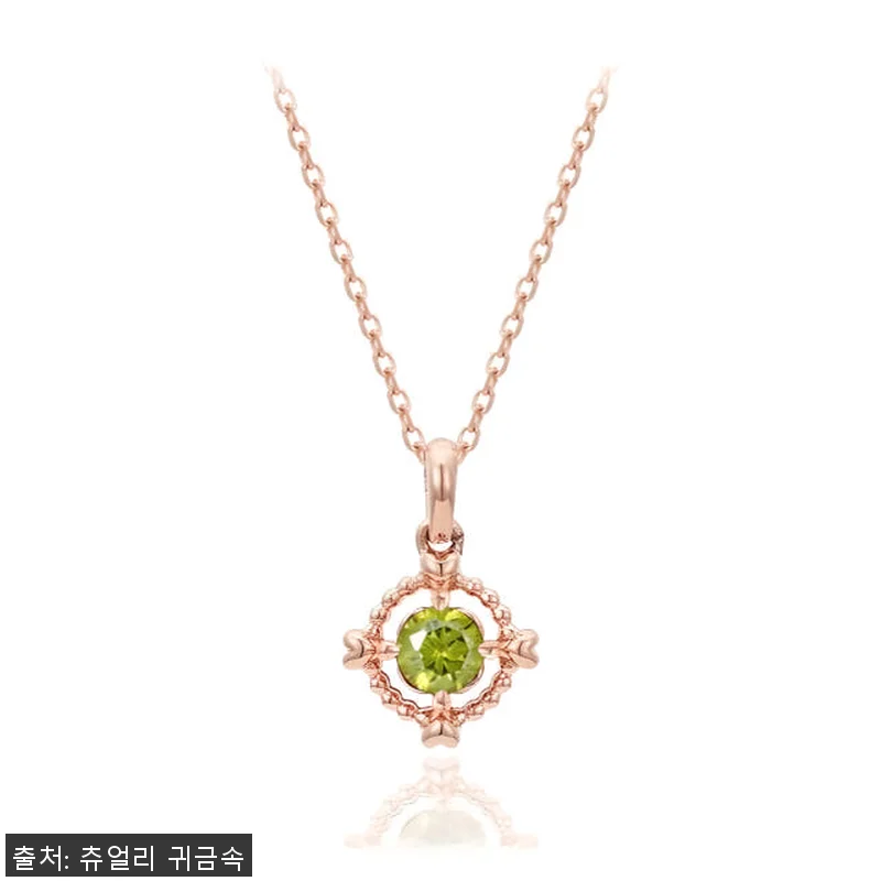 14k 18k 8월탄생석 페리도트 목 관련 이미지 1