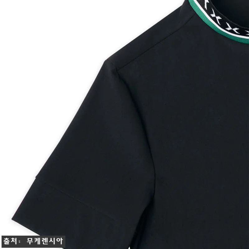 미스페라 남성 슬림핏 하이넥 티셔츠 관련 이미지 2