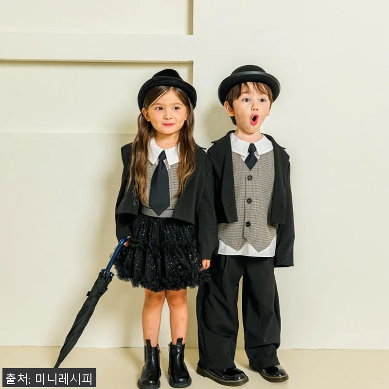 미니레시피 블랙스스커트 블랙 여아 코 관련 이미지 2