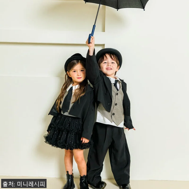 미니레시피 블랙스스커트 블랙 여아 코 관련 이미지 3