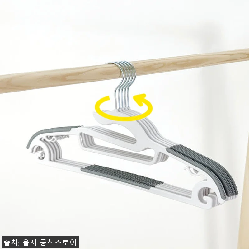 올지 라운드 논슬립옷걸이 어깨뿔방지 관련 이미지 2