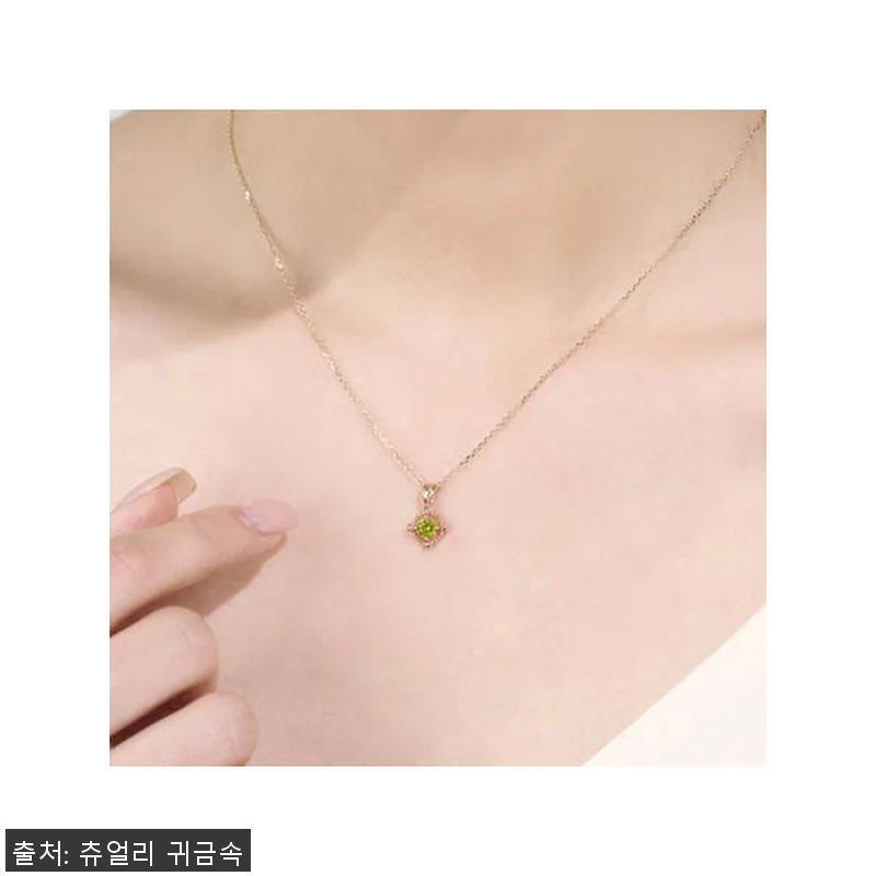 14k 18k 8월탄생석 페리도트 목 관련 이미지 7