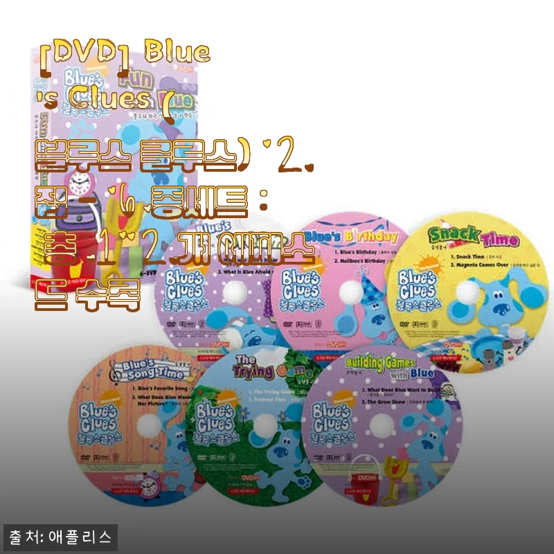 블루스 클루스 2집 6종세트 DVD 사용후기: 아이와 함께한 즐거운 학습 시간