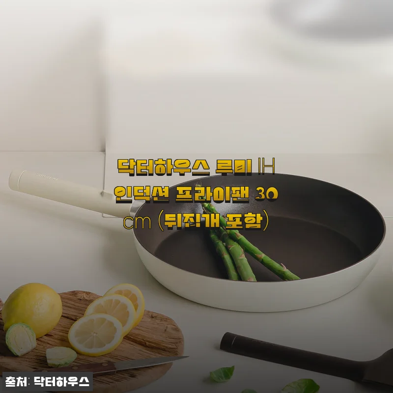 닥터하우스 루미 IH인덕션 프라이팬 30cm 사용후기 - 만족도가 높은 국산 프라이팬