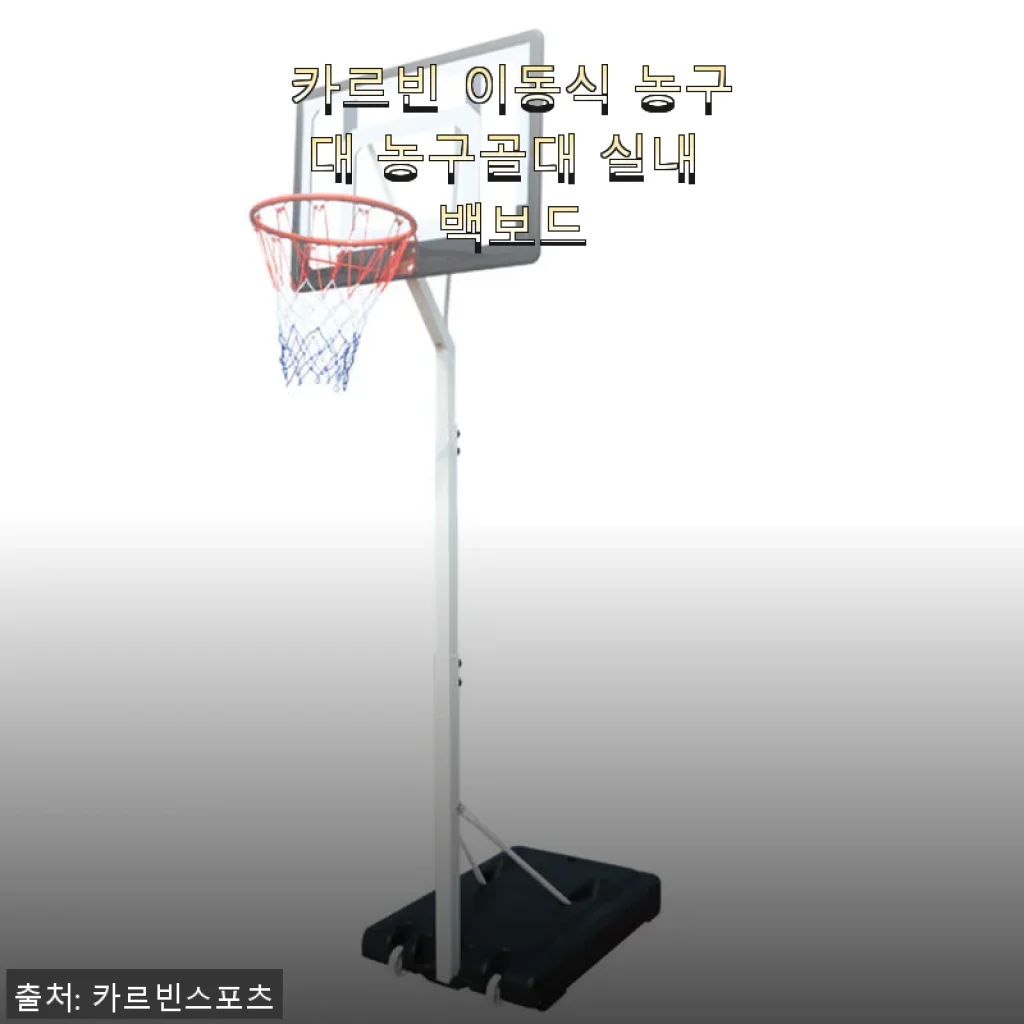 카르빈 이동식 농구대 실내 백보드 사용후기: 집에서 즐기는 농구의 새로운 즐거움