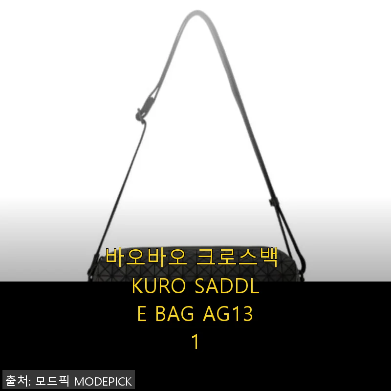 바오바오 크로스백 KURO SADDLE BAG AG131 사용 후기