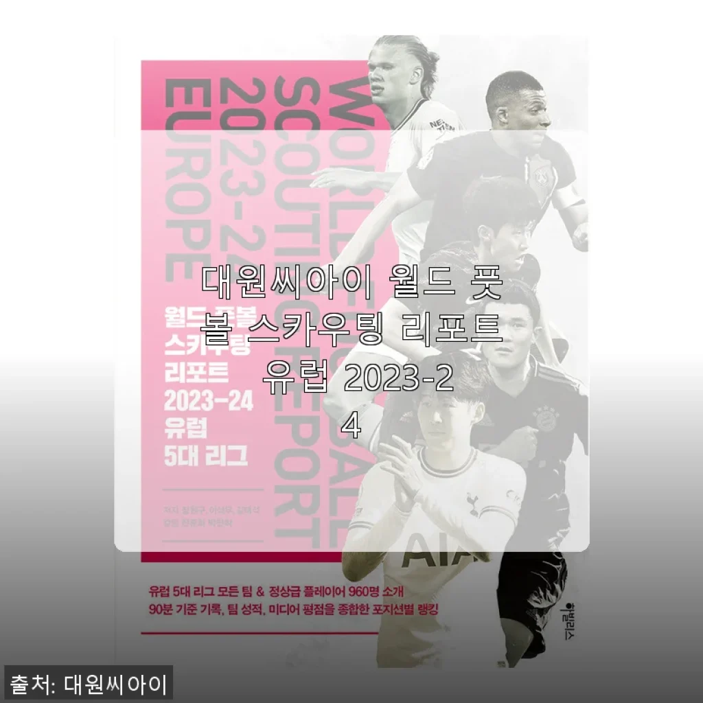대원씨아이 월드 풋볼 스카우팅 리포트 유럽 2023-24 사용후기 및 상세 소개