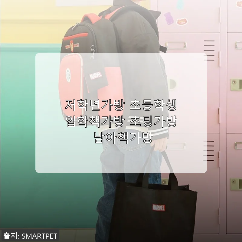 저학년가방 초등학생입학책가방 직접 써본 솔직한 사용후기