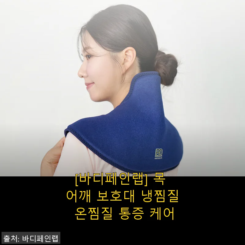 바디페인랩 목 어깨 보호대 냉찜질 온찜질 통증 케어 사용후기