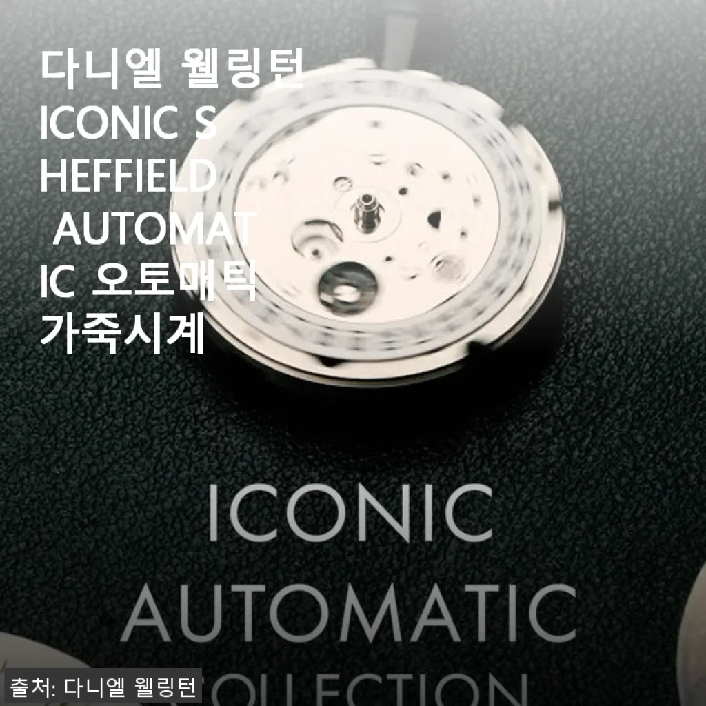 다니엘 웰링턴 ICONIC SHEFFIELD AUTOMATIC 가죽시계, 직접 써보니