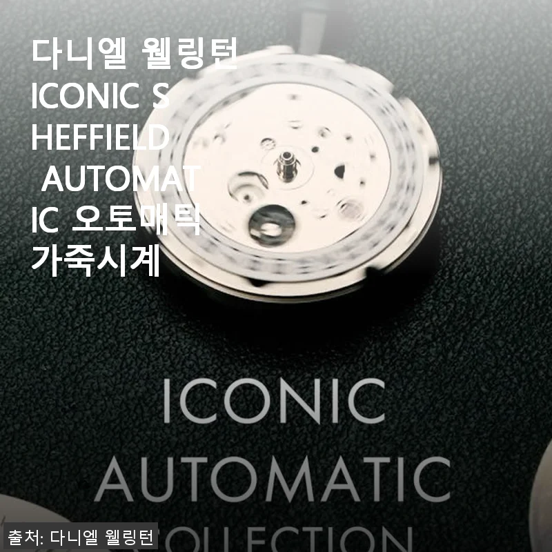 다니엘 웰링턴 ICONIC SHEFFIELD AUTOMATIC 가죽시계, 직접 써보니