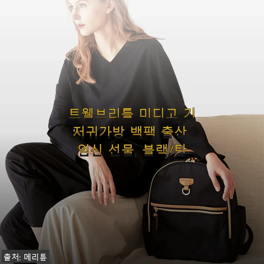 트웰브리틀 미디고 기저귀가방 백팩 사용후기: 실용성과 디자인 모두 만족스러운 선택